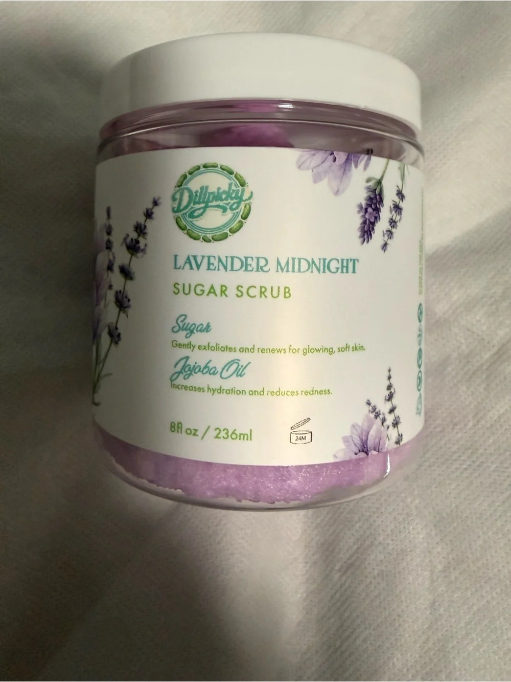 Aminnah/Dillpicky collab “Lavender Midnight” Sugar Scrub! NEW